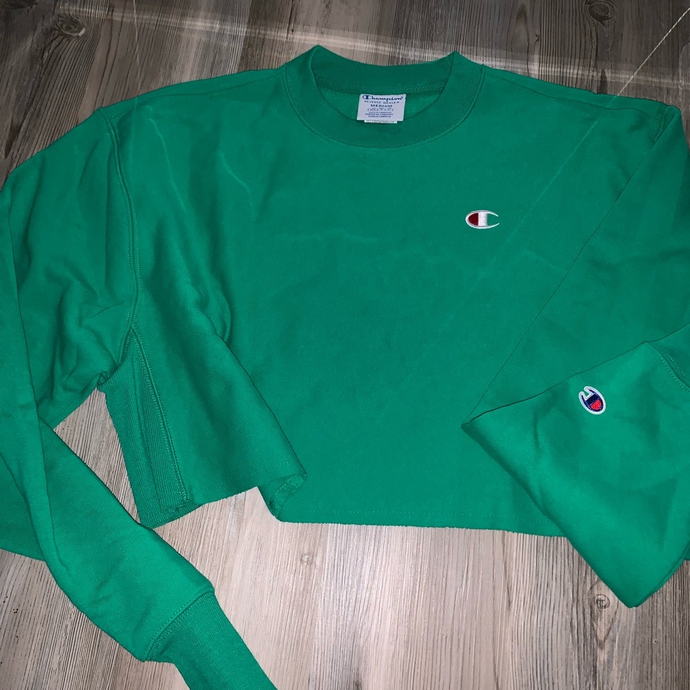 Cropped champion hoodie